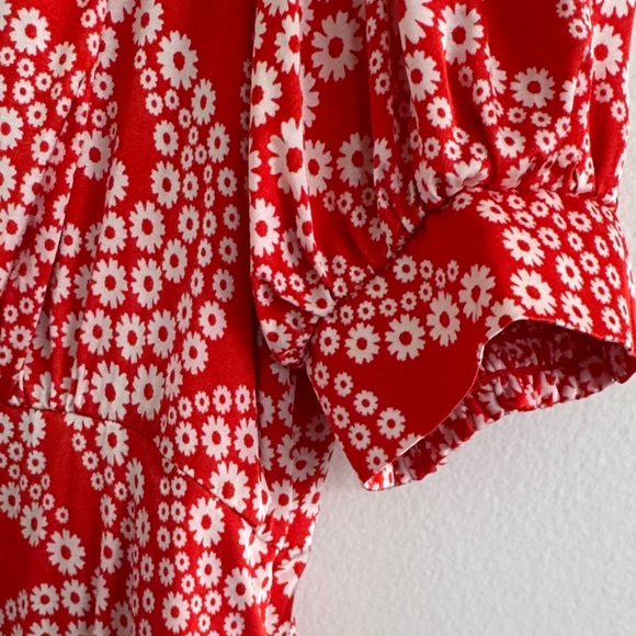 NWT Boden Red and White Floral Dress size 6 - Picture 5 of 7